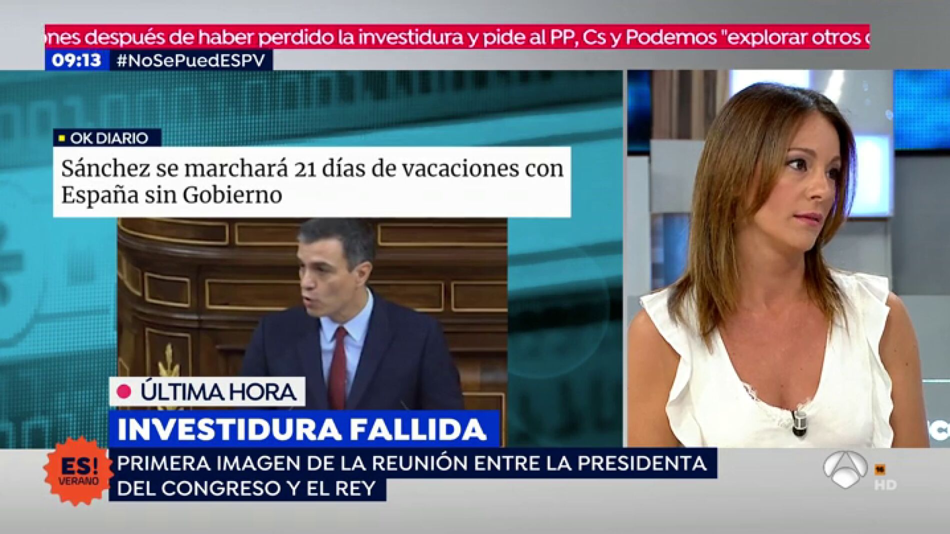 Pedro S&aacute;nchez se marchar&aacute; 21 d&iacute;as de vacaciones