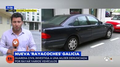 Una hostelera raya los coches de sus vecinos en Pontevedra para asegurar el sitio a sus clientes