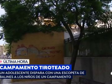 Disparos en un campamento de Málaga