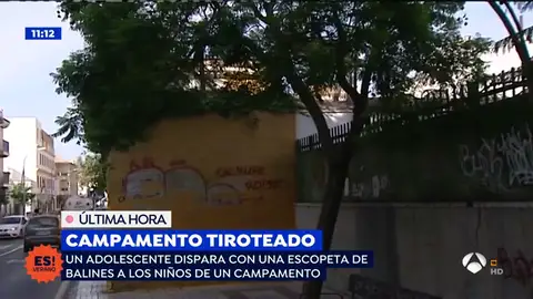 Disparos en un campamento de Málaga Disparos en un campamento de Málaga