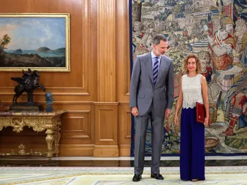 Felipe VI y Meritxell Batet Felipe VI y Meritxell Batet