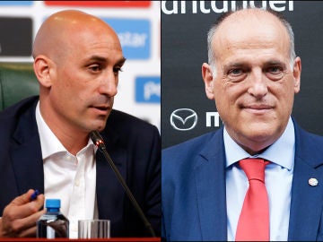 Luis Rubiales y Javier Tebas