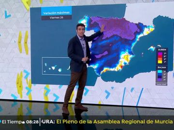 Bajan las temperaturas y vuelven las tormentas en el norte peninsular