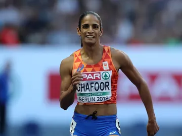 La atleta Madiea Ghafoor La atleta Madiea Ghafoor