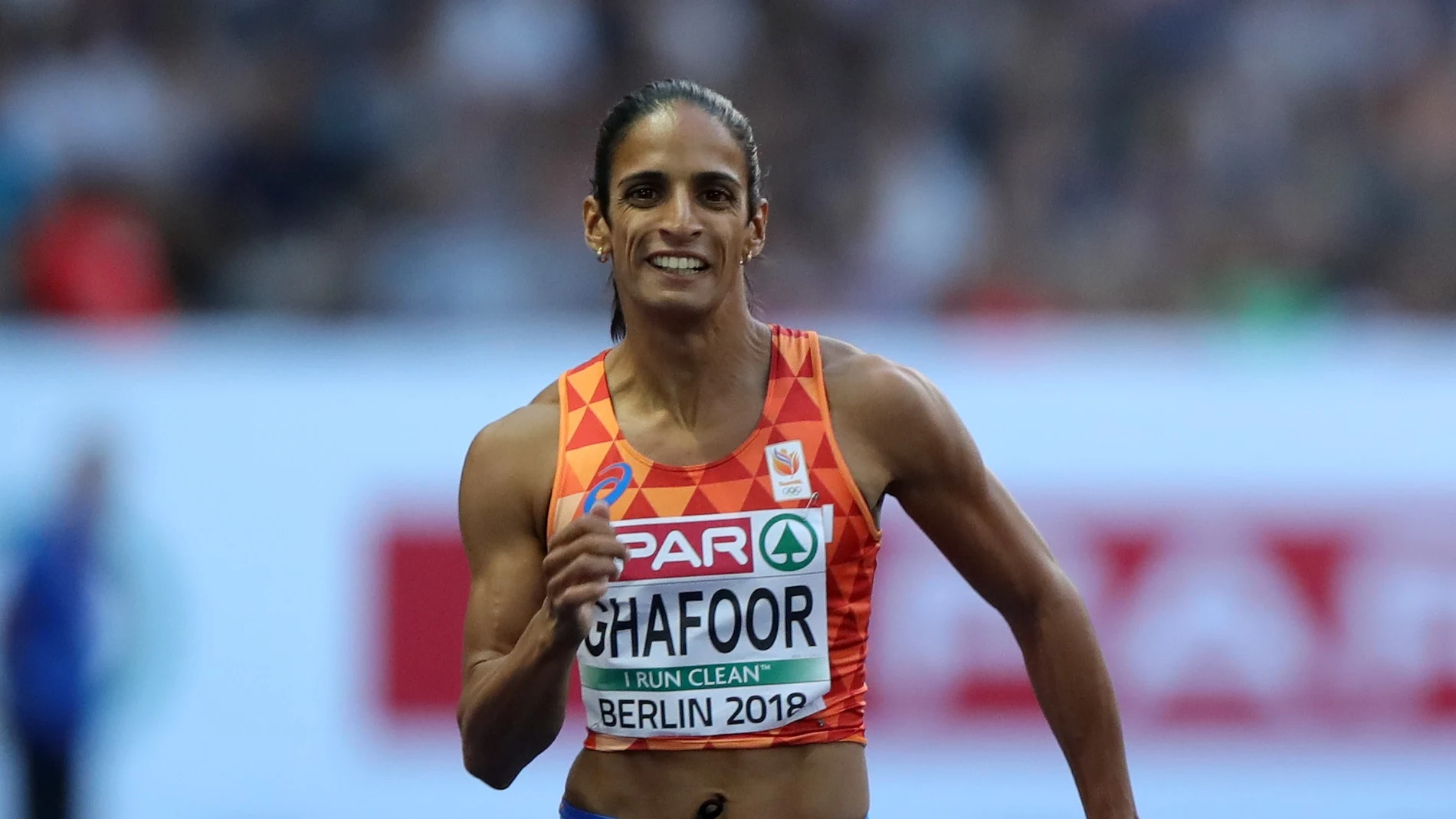 La atleta Madiea Ghafoor La atleta Madiea Ghafoor