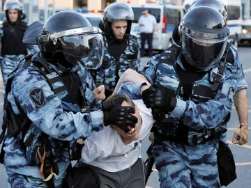 Manifestaciones en Moscú Manifestaciones en Moscú
