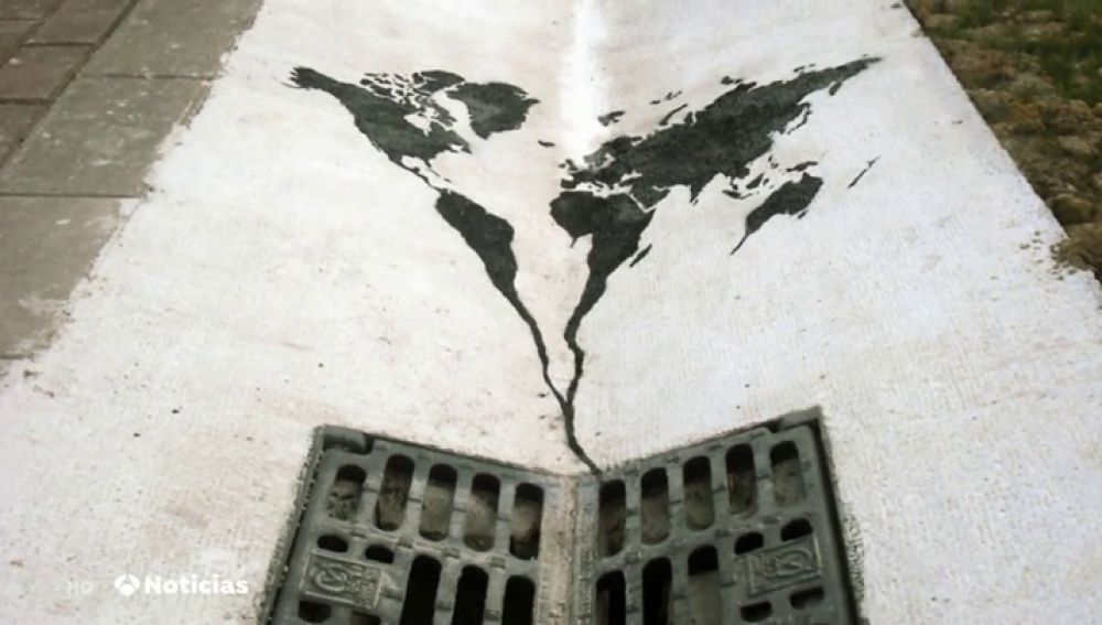 El Banksy español crea una obra de arte en la cárcel
