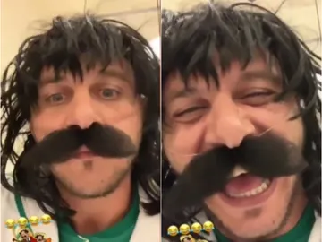 Joaquín se disfraza de mexicano Joaquín se disfraza de mexicano