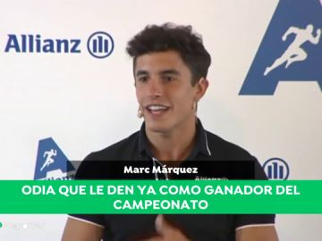 Marc Márquez, sobre su ventaja en el Mundial: "El comentario de 'esto está hecho' es el que más odio"