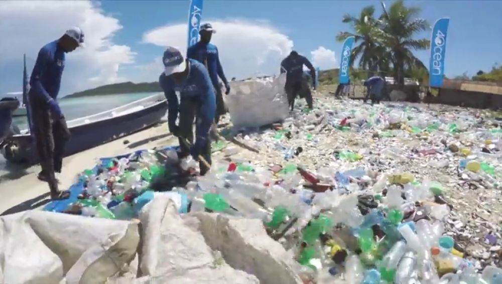 Luchan contra el plástico transformando sus restos en bañadores, bolsos o cepillos de dientes 