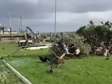 Una fallecida en un tornado en Roma Una fallecida en un tornado en Roma