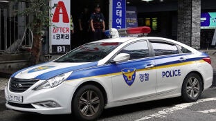 Coche de la Polic&iacute;a de Corea del Sur
