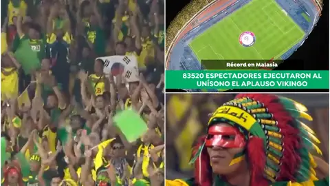 Récord mundial de aplauso en Malasia Récord mundial de aplauso en Malasia