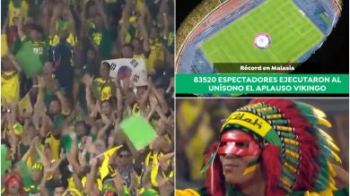Baten el récord mundial de aplauso al 'estilo vikingo' durante la Copa de Malasia