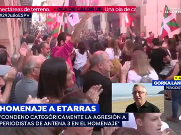 Gorka Landaburu, sobre los homenajes a etarras: "Me duele profundamente porque me toco de cerca, es algo inaceptable e insultante" Gorka Landaburu, sobre los homenajes a etarras: "Me duele profundamente porque me toco de cerca, es algo inaceptable e insultante"