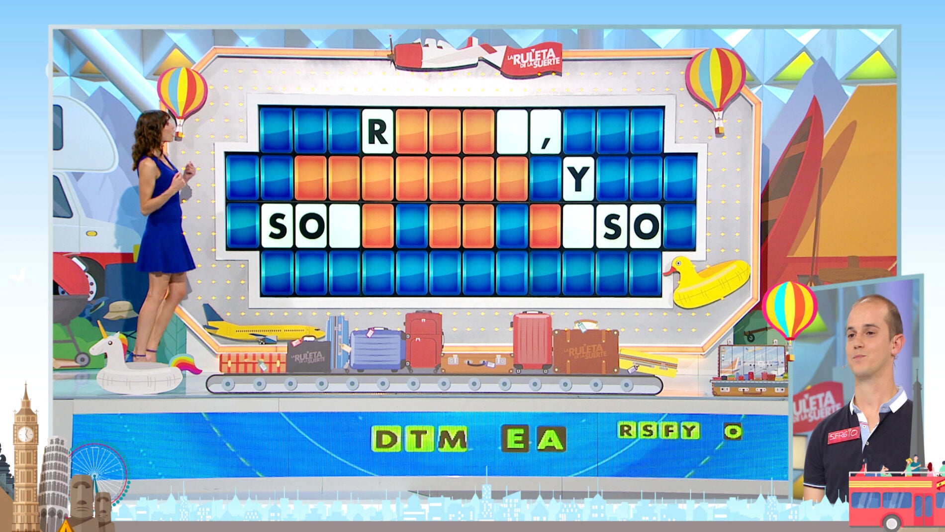 La incre&iacute;ble suerte de un concursante en 'La ruleta de la suerte' 