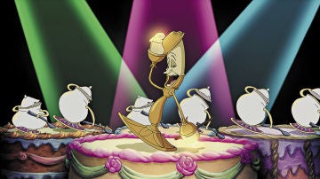 Lumière canta '¡Qué festín!' en 'La Bella y la Bestia'