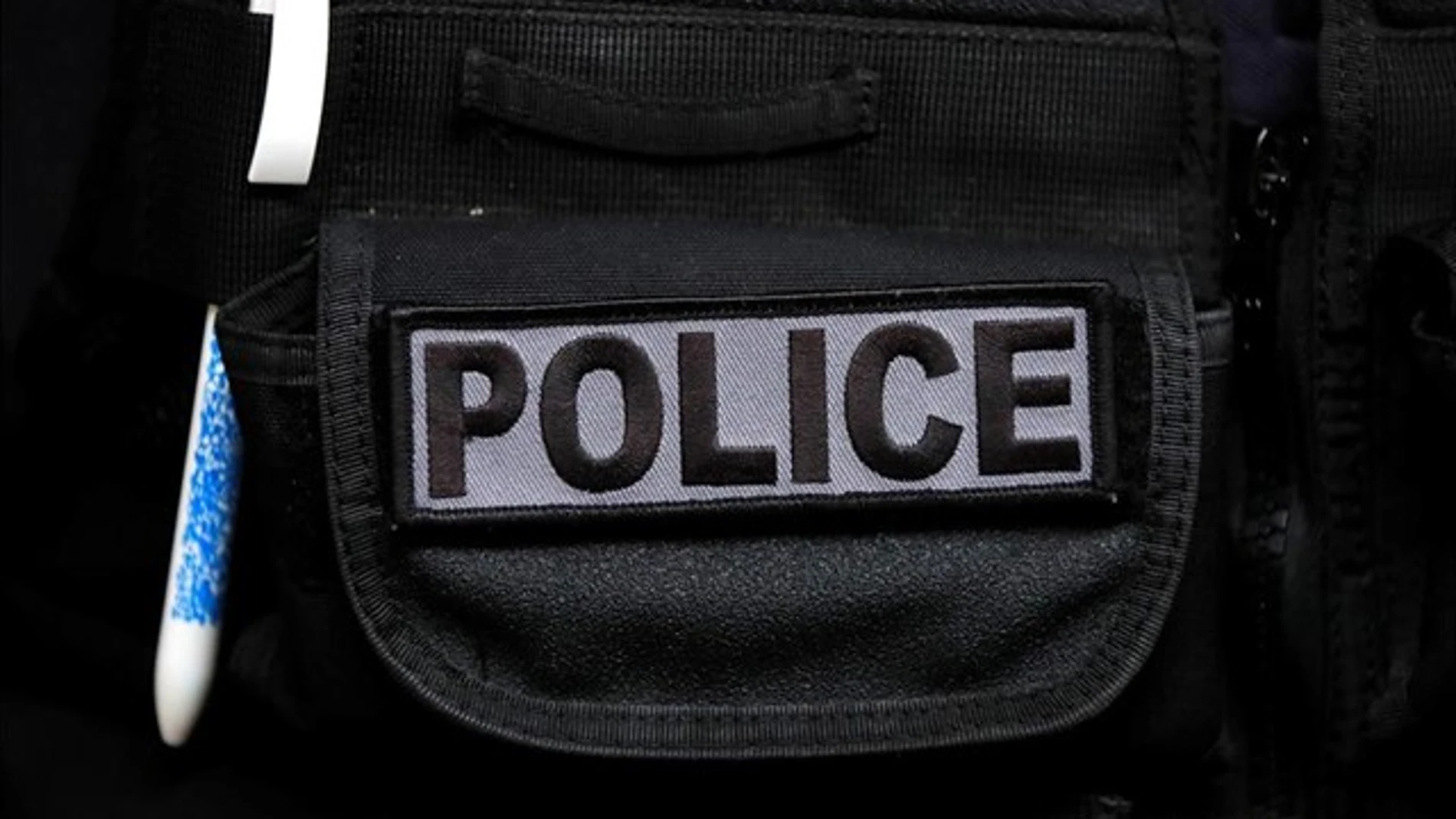 Imagen de archivo de la Policía francesa Imagen de archivo de la Policía francesa