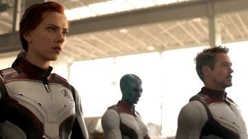 Scarlett Johansson y Robert Downey Jr. en 'Vengadores: Endgame'
