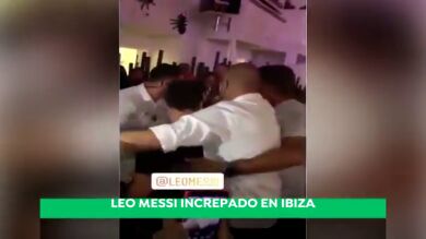 Momentos de tensión con Leo Messi en una discoteca Ibiza