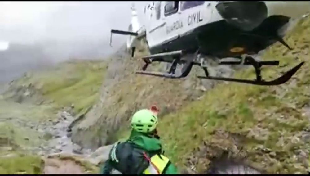 Rescatado un montañero cuando descendía el pico Gran Facha en Panticosa