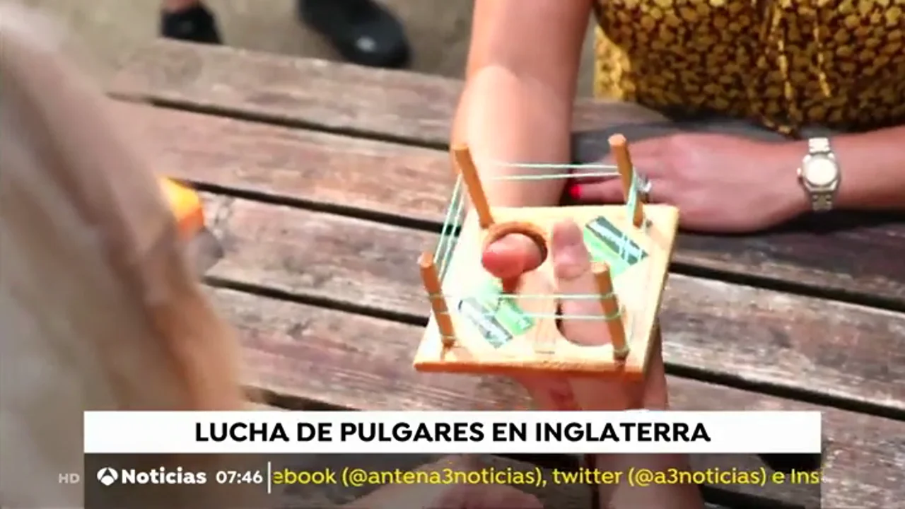 El campeonato mundial de lucha de pulgares llega a Inglaterra