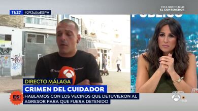El vecino que retuvo al asesino del 'crimen del cuidador': 
