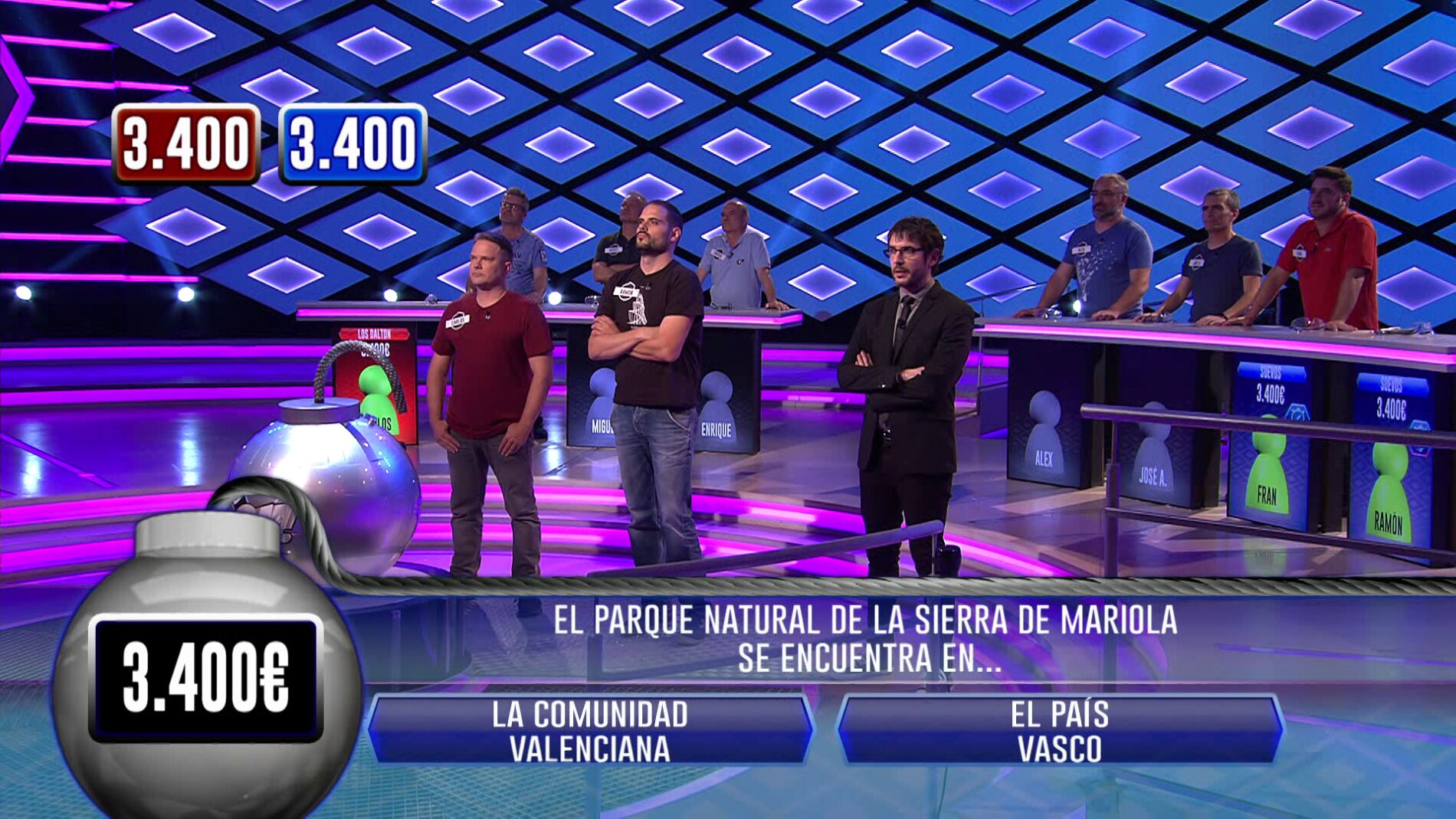 Los 'Suevos' y 'Los Dalton', enfrentados en la muerte s&uacute;bita de '&iexcl;Boom!'