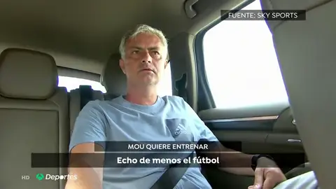 Mourinho: "Tengo que esperar a la oferta adecuada, y esa es la que tenga la dimensión de lo que soy" Mourinho: "Tengo que esperar a la oferta adecuada, y esa es la que tenga la dimensión de lo que soy"