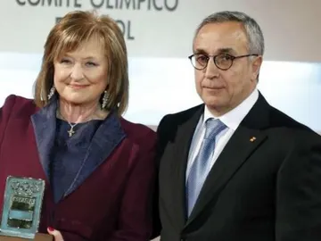 Mari Carmen Izquierdo, junto a Alejandro Blanco Mari Carmen Izquierdo, junto a Alejandro Blanco