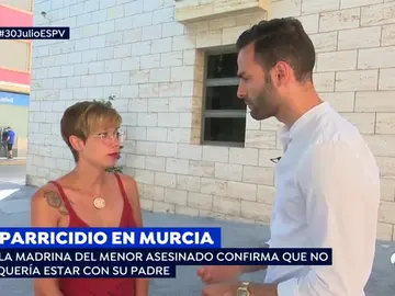 Madrina del menor asesinado en el parricidio de Beniel Madrina del menor asesinado en el parricidio de Beniel