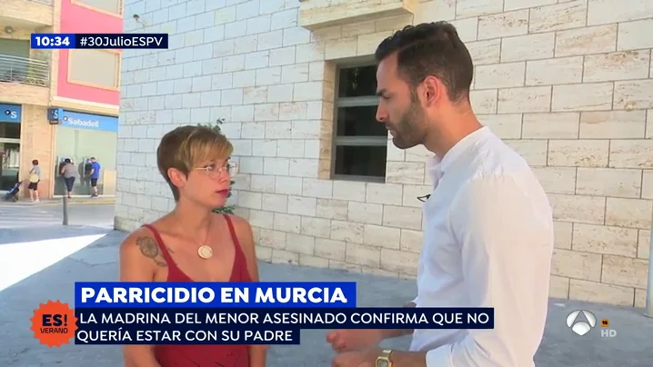 Madrina del menor asesinado parricidio de Beniel