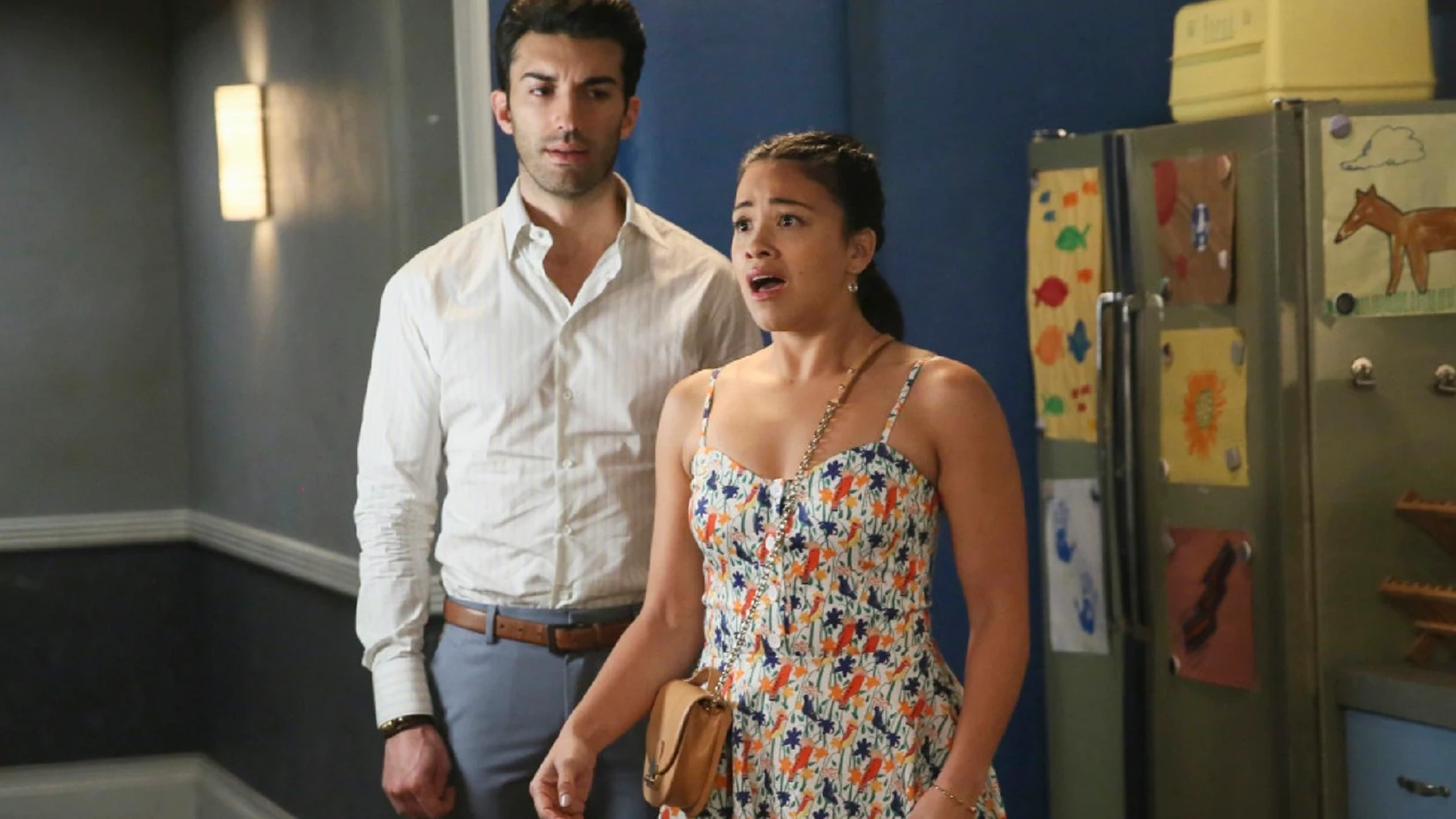 Justin Baldoni y Gina Rodriguez en 'Jane The Virgin' Justin Baldoni y Gina Rodriguez en 'Jane The Virgin'
