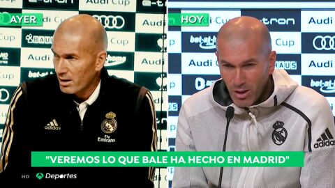 Zidane, sobre Bale y el golf : "Espero que haya entrenado, no me voy a meter en su vida personal"