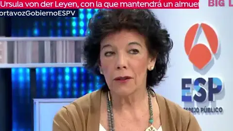 Isabel Celaá en Espejo Público Isabel Celaá en Espejo Público
