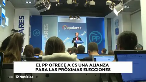 Casado quiere una lista conjunta con Ciudadanos tras los buenos resultados en Navarra Casado quiere una lista conjunta con Ciudadanos tras los buenos resultados en Navarra