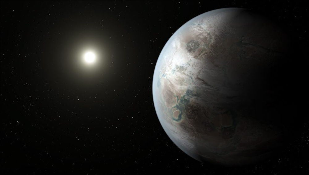 Fotografía cedida por la NASA que muestra un concepto artístico de Kepler-452b