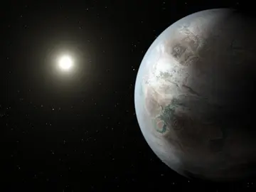 Fotografía cedida por la NASA que muestra un concepto artístico de Kepler-452b Fotografía cedida por la NASA que muestra un concepto artístico de Kepler-452b