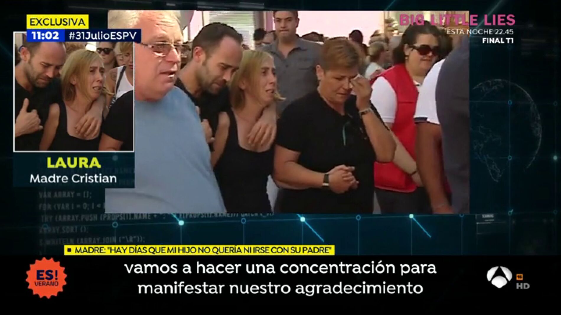 primeras palabras madre de beniel