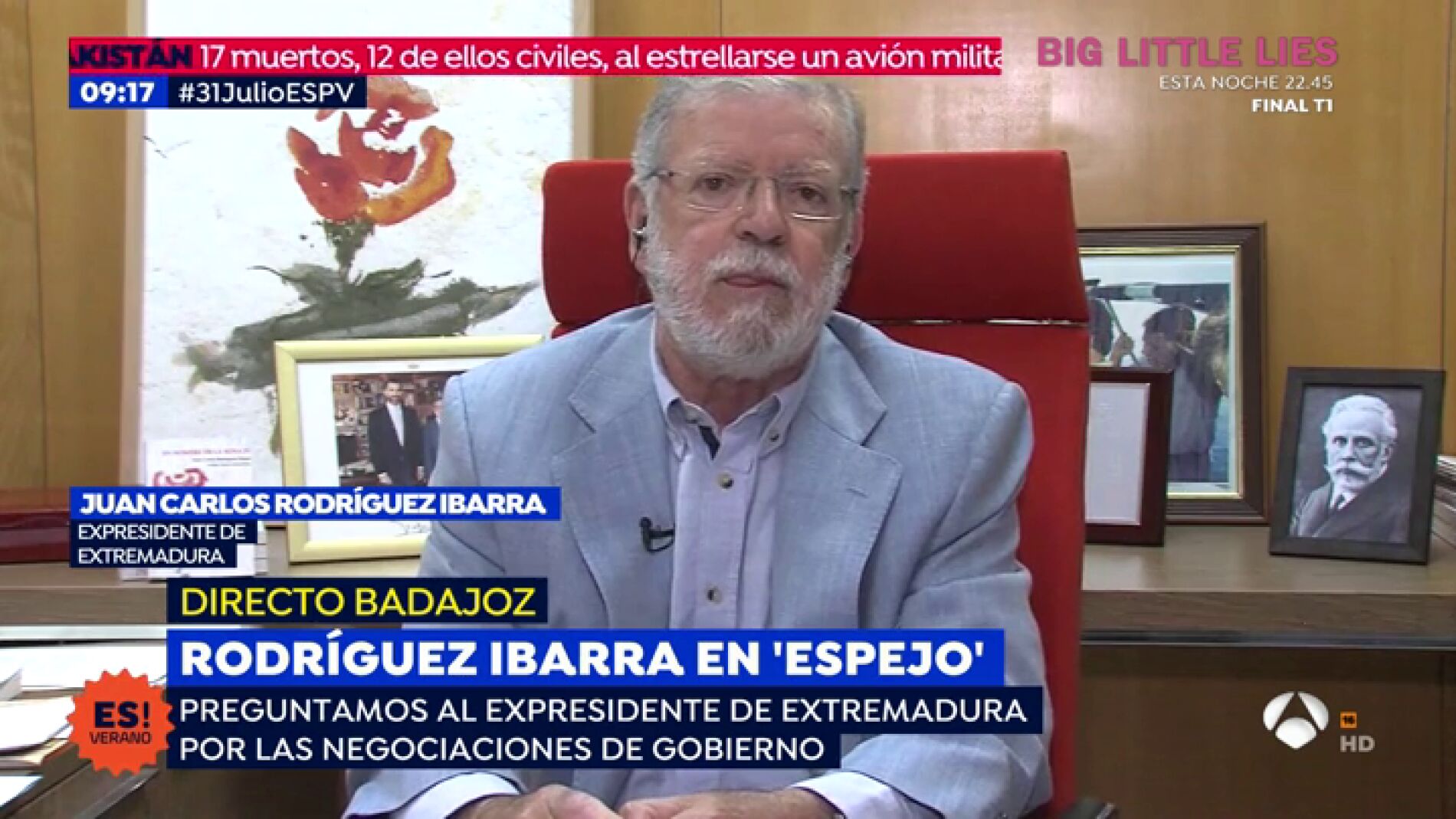 Rodr&iacute;guez Ibarra: "Los trenes de Extremadura si funcionan pero se quedan sin gasolina, eso es un sabotaje"