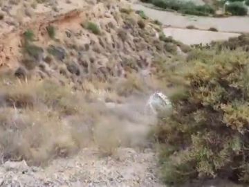 La Guardia Civil denuncia a la empresa del hombre que tiró una nevera por la ladera del monte