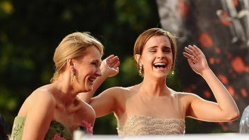 J.K. Rowling y Emma Watson