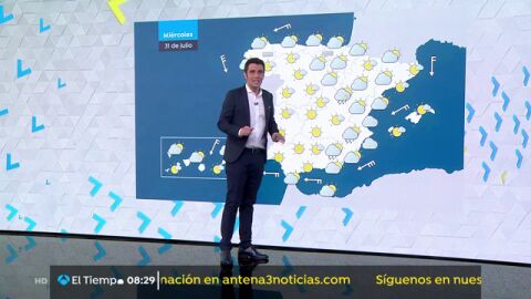 Fuertes vientos en el sureste de la pen&iacute;nsula y en zonas de Canarias