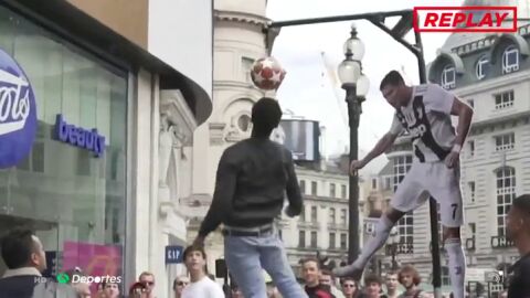 'Ronaldo Header Challenge': dan &iexcl;1.000 libras! si consigues saltar tanto como Cristiano