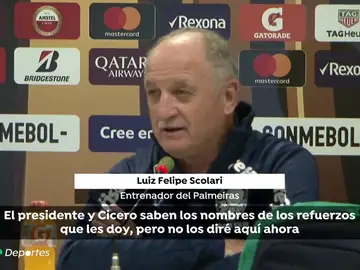 La macabra 'broma' de Scolari sobre un accidente de avión que recuerda a la tragedia del Chapecoense La macabra 'broma' de Scolari sobre un accidente de avión que recuerda a la tragedia del Chapecoense