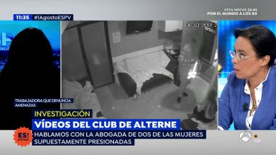 La trabajadora de un club de alterne se contradice en directo: 