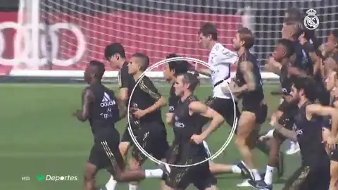 gareth bale entrenando gareth bale entrenando