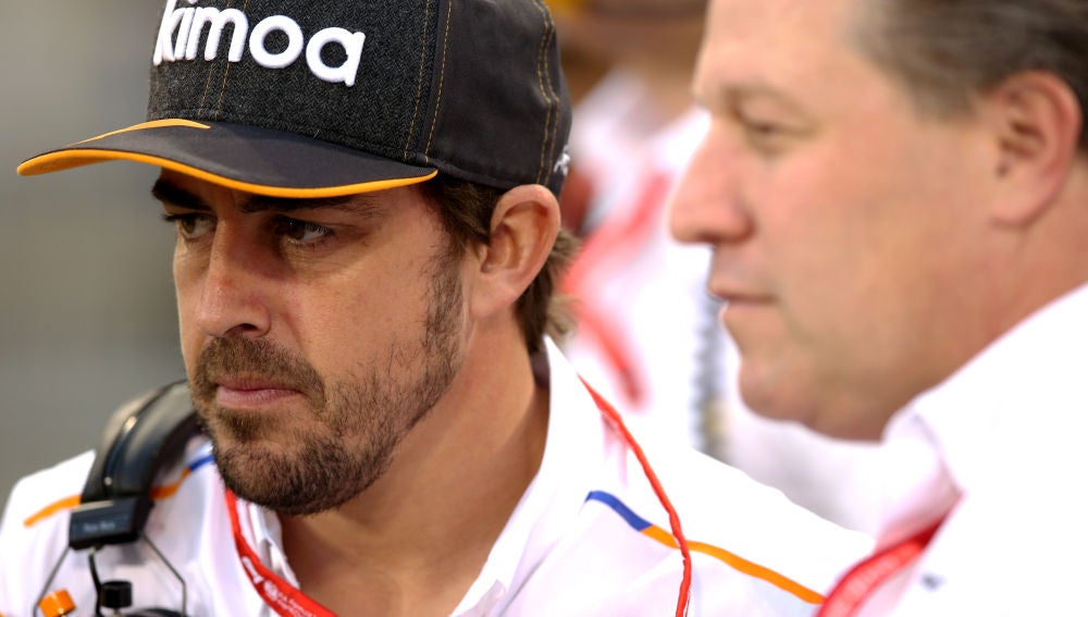 Fernando Alonso en el GP de Bahrain