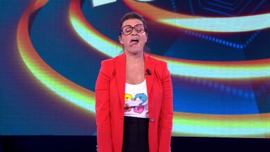 Silvia Abril vuelve a ser la niña de ‘Shrek’ en el plató de ‘¡Ahora caigo!’