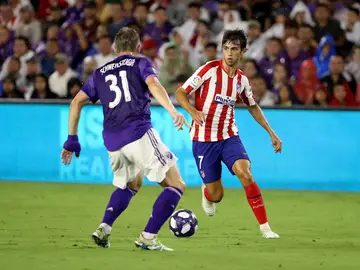 Joao Félix, durante un partido de pretemporada Joao Félix, durante un partido de pretemporada
